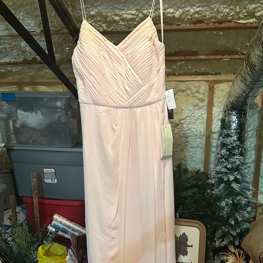 Lulu's Strapless Blush Dress